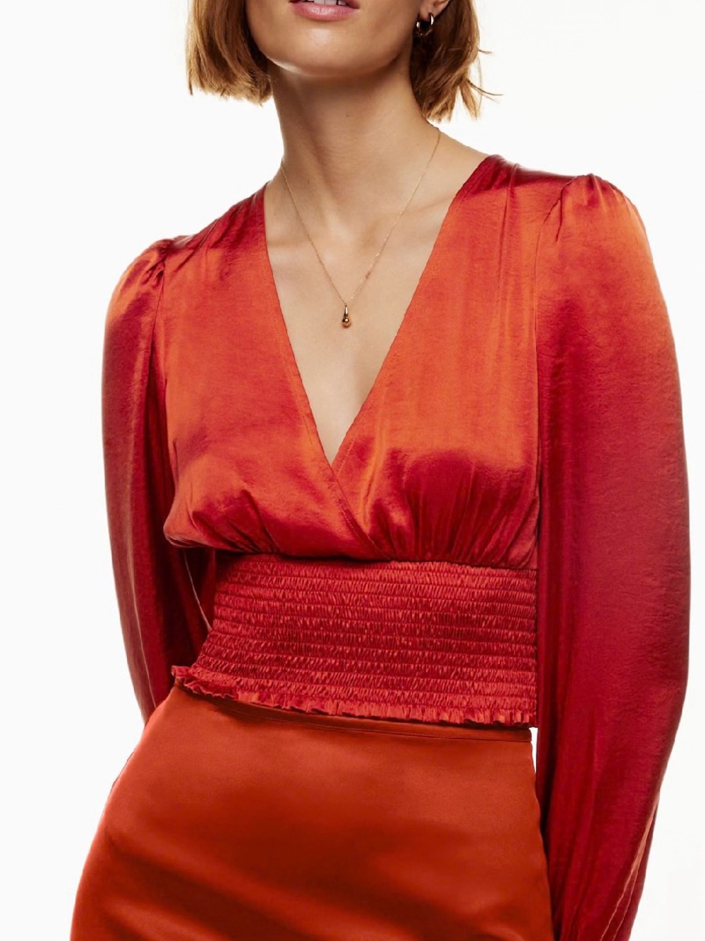 Wilfred Aritzia Wistful Blouse Sz Lg